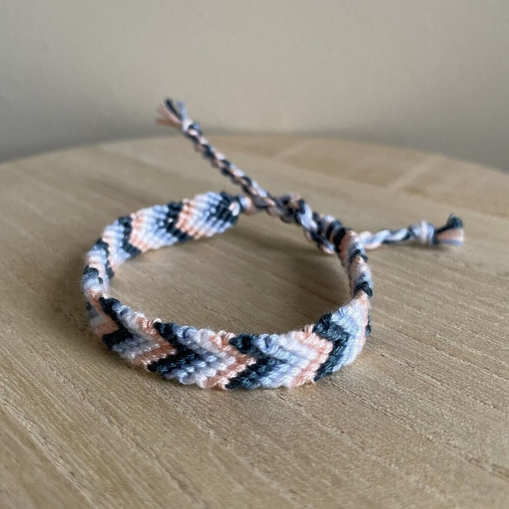 Kyla Bracelet, anklet, trendy, comfortable, tie, embroidery thread, woven, gift,
